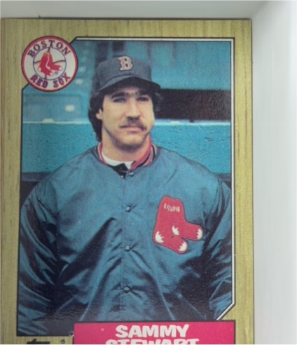 1987 Topps #204 Sammy Stewart — front
