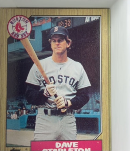 1987 Topps Tiffany #507 Dave Stapleton — front