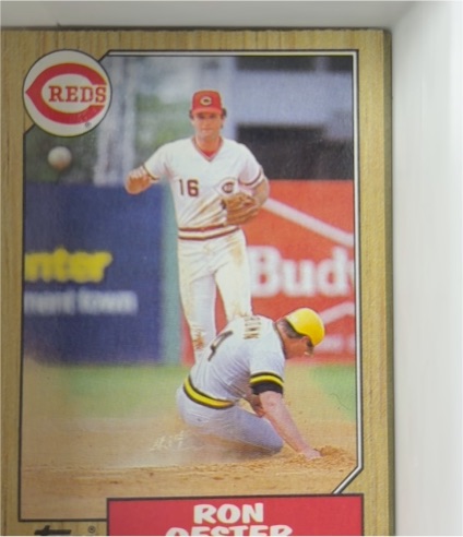 1987 Topps #172 Ron Oester — front
