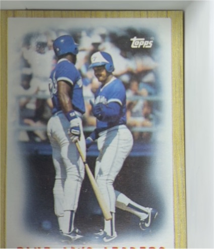 1987 Topps #106 Toronto Blue Jays Leaders George Bell Jesse Barfield — front