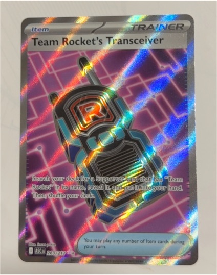 2023 Pokémon Ascended Heroes #263 Team Rocket's Transceiver — front