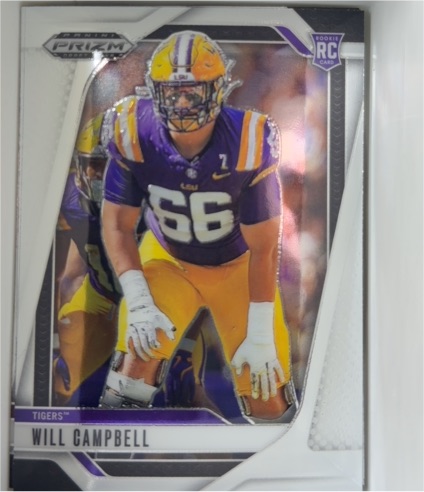 2025 Panini Prizm Draft Picks #54 Will Campbell — front