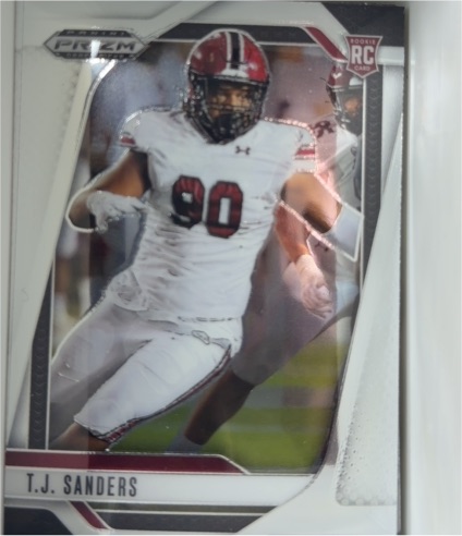 2025 Panini Prizm Draft Picks #112 T.J. Sanders — front