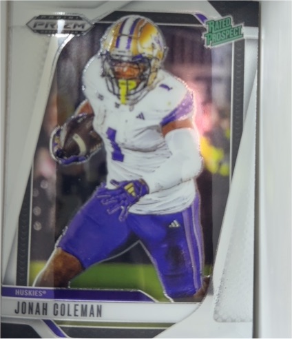 2025 Panini Prizm Draft Picks #169 Jonah Coleman — front