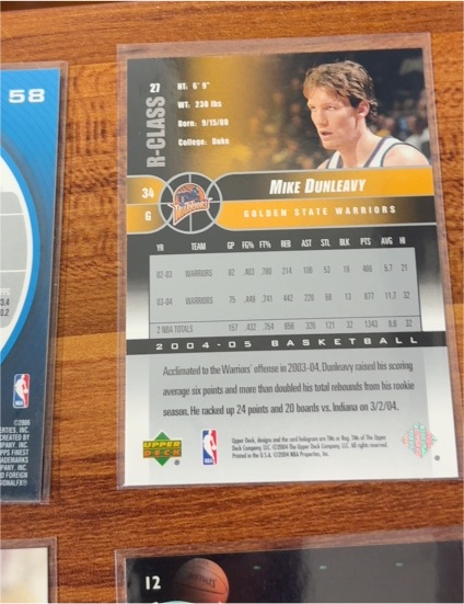 2004 Upper Deck R-Class #27 Mike Dunleavy — front