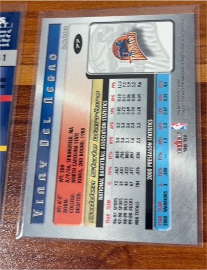 2000 Upper Deck #74 Vinny Del Negro — front