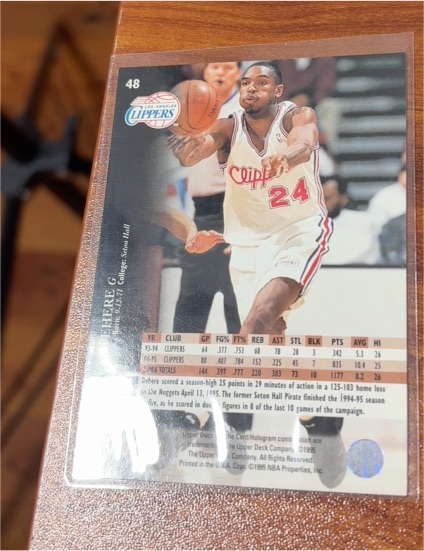1994-95 Upper Deck #48 Terry Dehere — front
