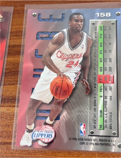 1996 Fleer/Skybox #158 Loy Vaught — front