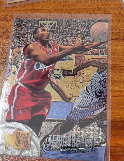 1995-96 Fleer Metal #158 Terry Dehere — front