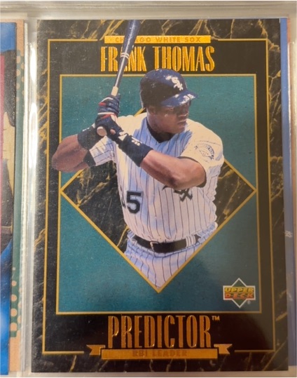 1995 Upper Deck Predictor #R15 Frank Thomas — front
