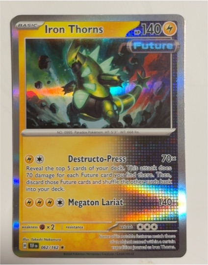 2024 Pokémon TCG #062 Iron Thorns — front