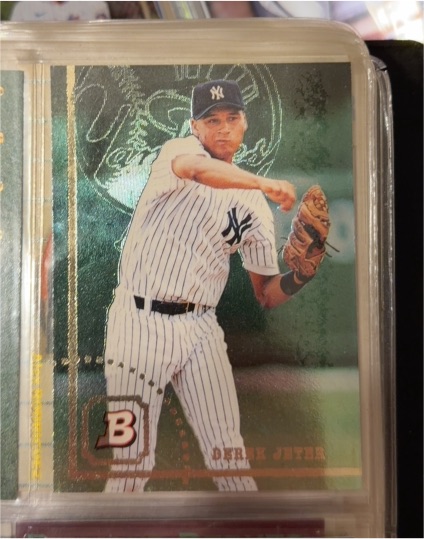 1994 Bowman Foil #376 Derek Jeter — front