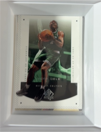 2002-03 SP Authentic #7 Tony Delk — front