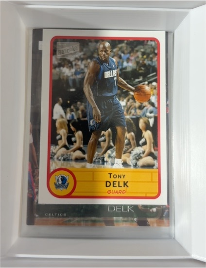 2003-04 Bazooka Mini #77 Tony Delk — front