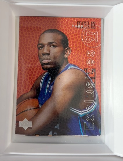 1996-97 Upper Deck Rookie Exclusives #R17 Tony Delk — front