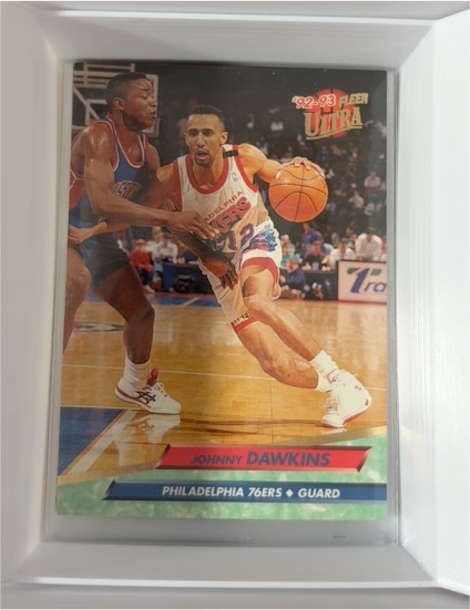 1992-93 Fleer Ultra #137 Johnny Dawkins Philadelphia 76ers — front