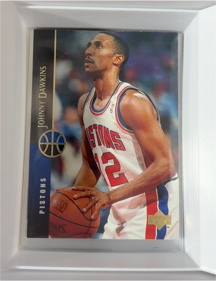 1994-95 Upper Deck #202 Johnny Dawkins Detroit Pistons — front