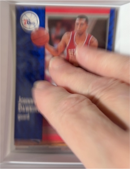 1990 Hoops #227 Johnny Dawkins — front
