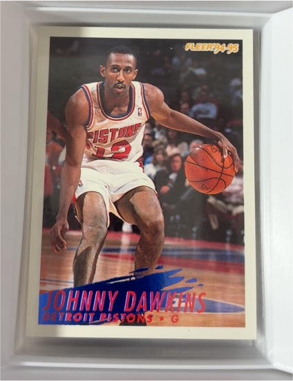 1994-95 Fleer #279 Johnny Dawkins — front