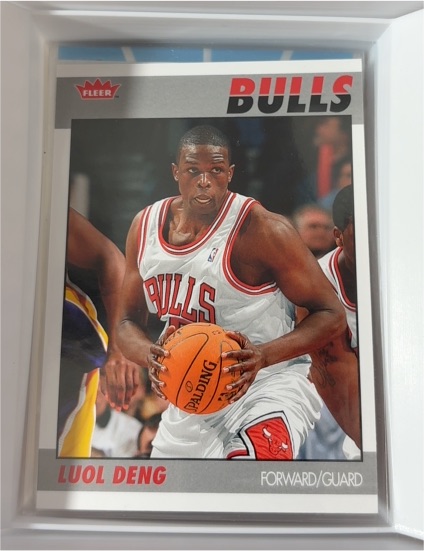 2007-08 Fleer #28 Luol Deng — front