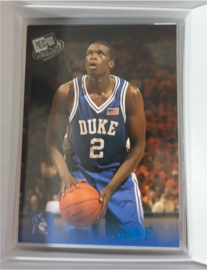 2004 Press Pass Blue #B8 Luol Deng — front