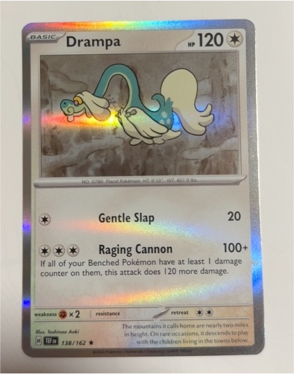 2022 Pokémon SV05: Temporal Forces #138 Drampa — front