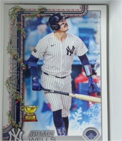 2025 Topps Holiday #H56 Austin Wells — front