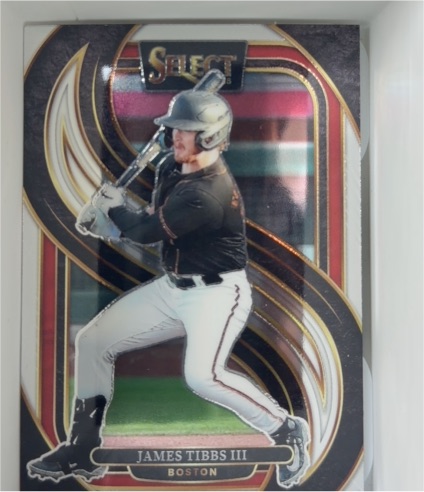 2025 Panini Select #171 James Tibbs III Boston Red Sox — front