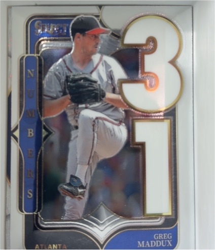 2025 Panini Select #17 Greg Maddux Select Numbers — front