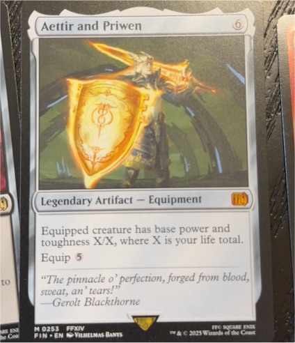 2025 Magic: The Gathering #253 Aettir and Priwen — front