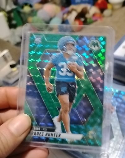 2025 Panini Mosaic #380 Jarquez Hunter — front