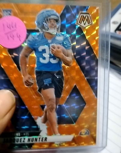 2025 Panini Mosaic #380 Jarquez Hunter — front