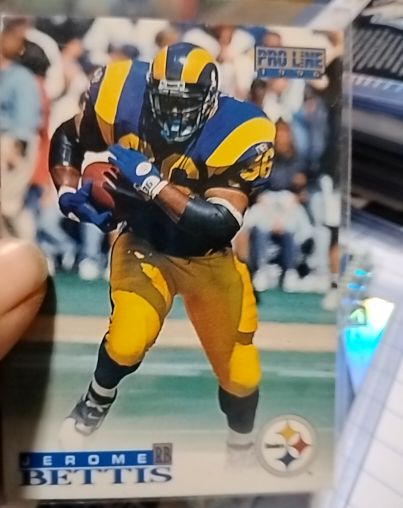 1996 Pro Line #55 Jerome Bettis — front