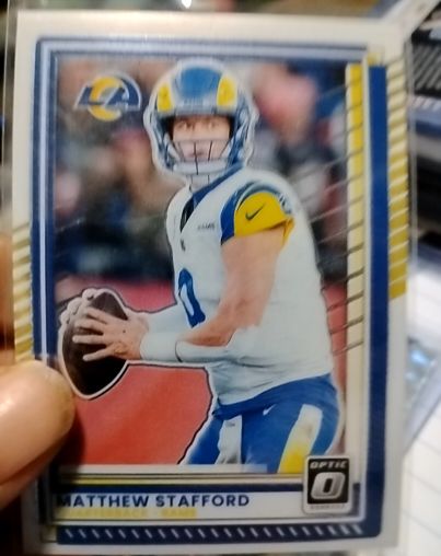 2025 Panini Donruss Optic #198 Matthew Stafford — front
