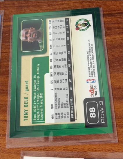 2002-03 Topps #88 Tony Delk — front