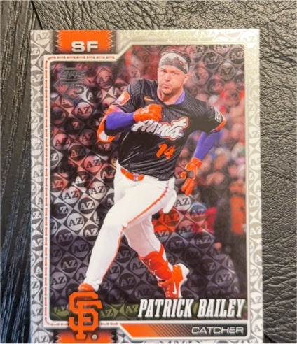 2026 Topps Series 1 Spring Training Parallel #7 Patrick Bailey — front