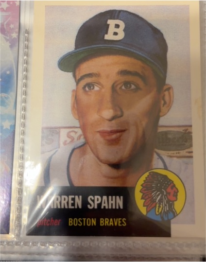 1991 Topps Archives 1953 #147 Warren Spahn Boston Braves — front