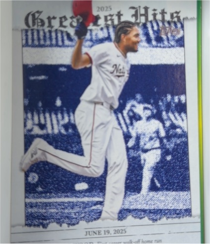 2026 Topps Series 1 2025 Greatest Hits Insert — front