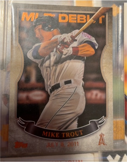 2016 Topps MLB Debut #MLBD-35 Mike Trout — front
