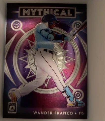 2020 Donruss Optic #M-7 Wander Franco Mythical Insert — front
