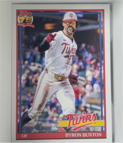 2026 Topps Series 1 #T91-92 Byron Buxton — front