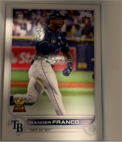 2022 Topps Series 1 #215 Wander Franco — front