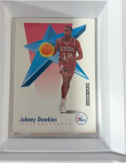 1991-92 SkyBox #213 Johnny Dawkins — front