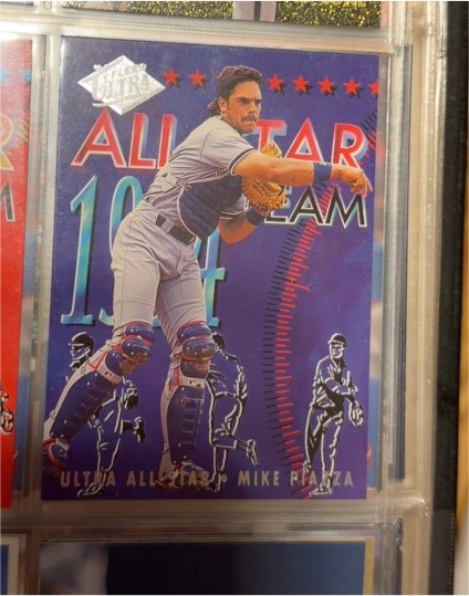 1994 Fleer Ultra #11 Mike Piazza Ultra All-Star Team — front