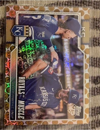 2026 Topps Series 1 #236 Royals Muscle Jac Caglianone/Witt Jr. — front