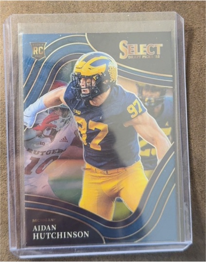 2022 Panini Select Draft Picks #198 Aidan Hutchinson — front