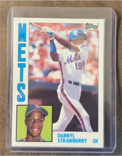 1984 Topps #182 Darryl Strawberry — front
