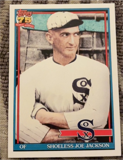 2026 Topps Series 1 #T91-27 Shoeless Joe Jackson — front
