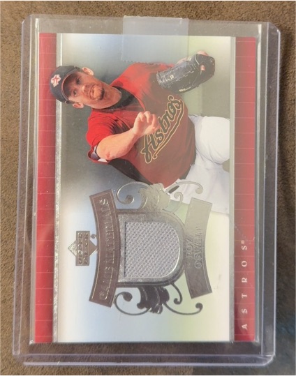 2007 Upper Deck UD Game Materials #UD-RO Roy Oswalt — front