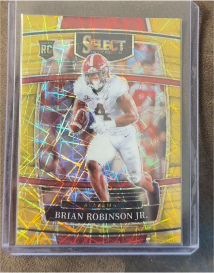 2022 Panini Select Draft Picks #84 Brian Robinson Jr. — front